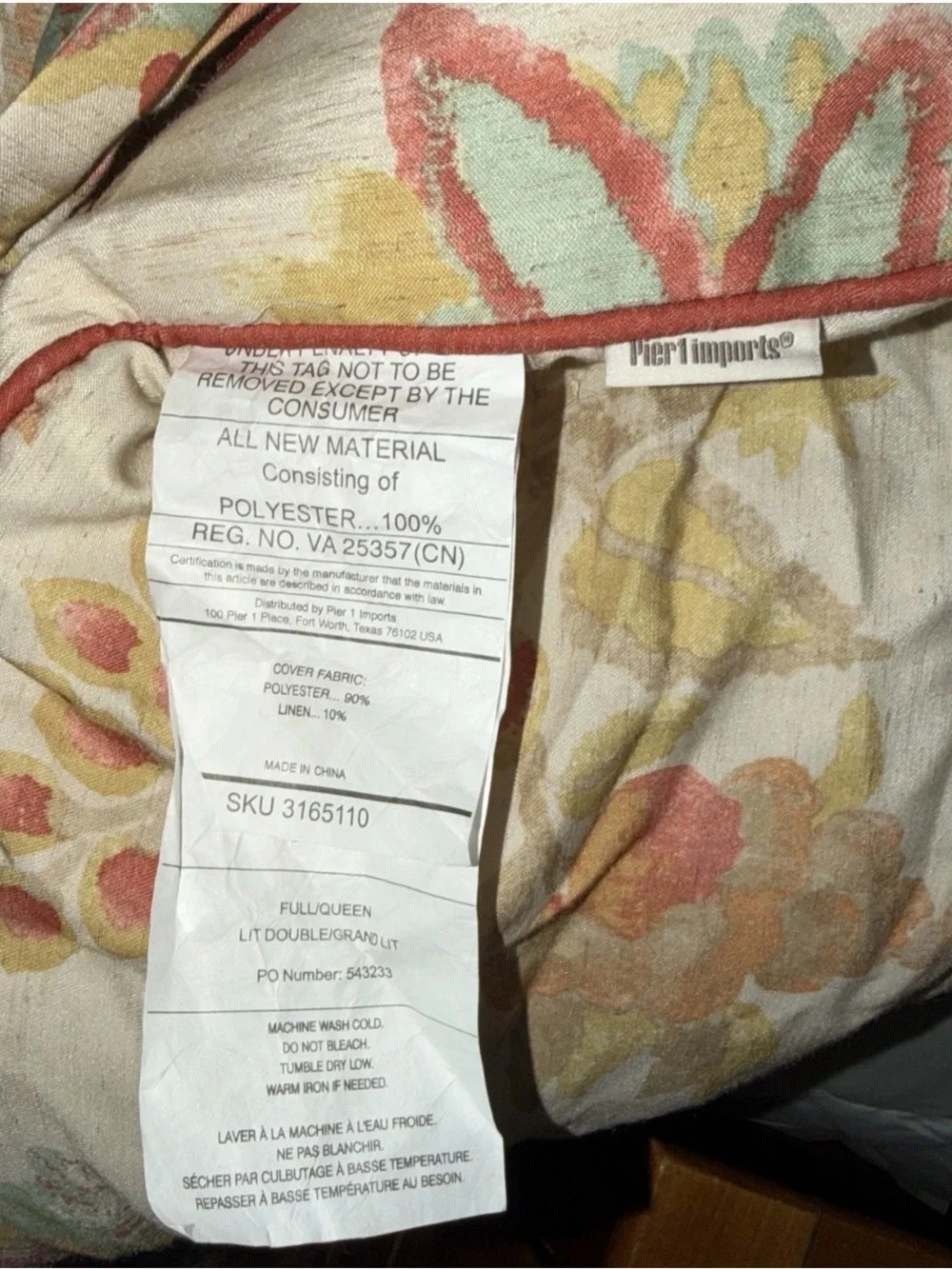 Pier 1 Imports Bedspread And Sham 93